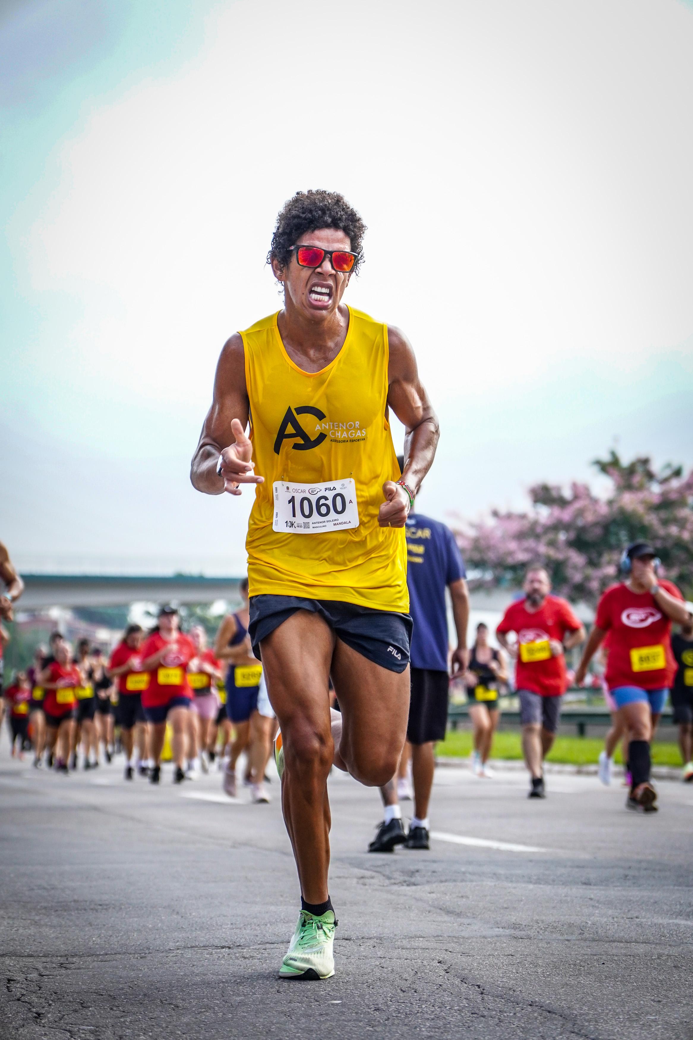 Antenor Chagas correndo em prova